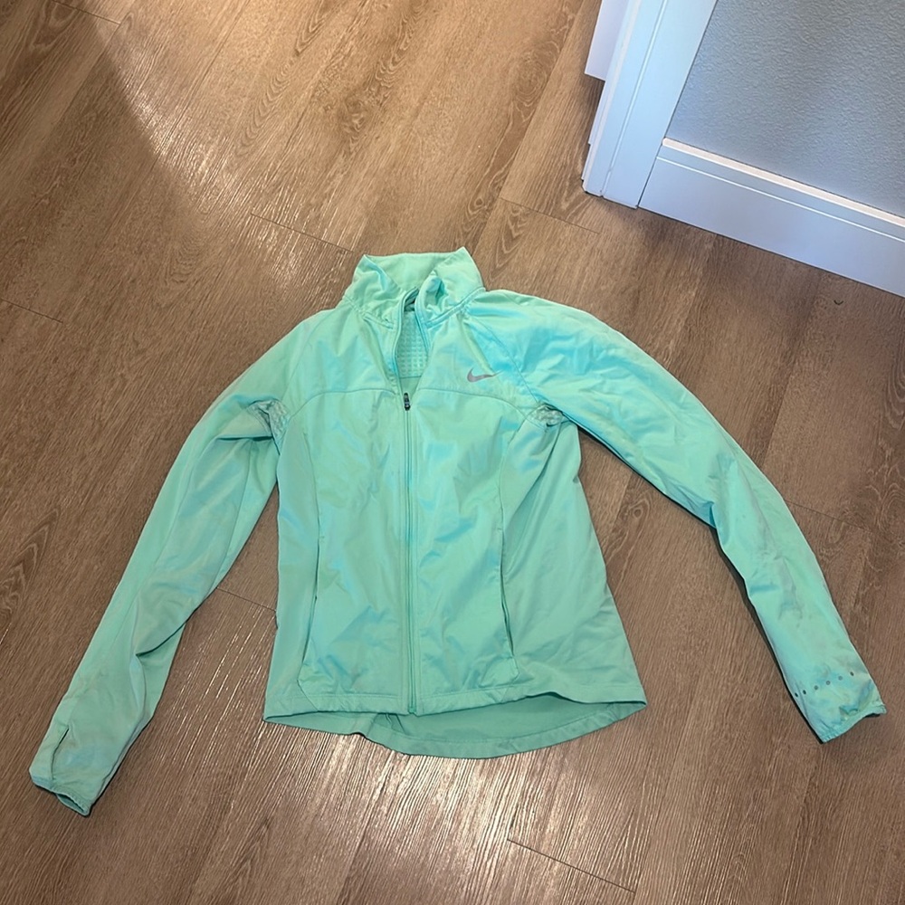 Mint green Nike zip up